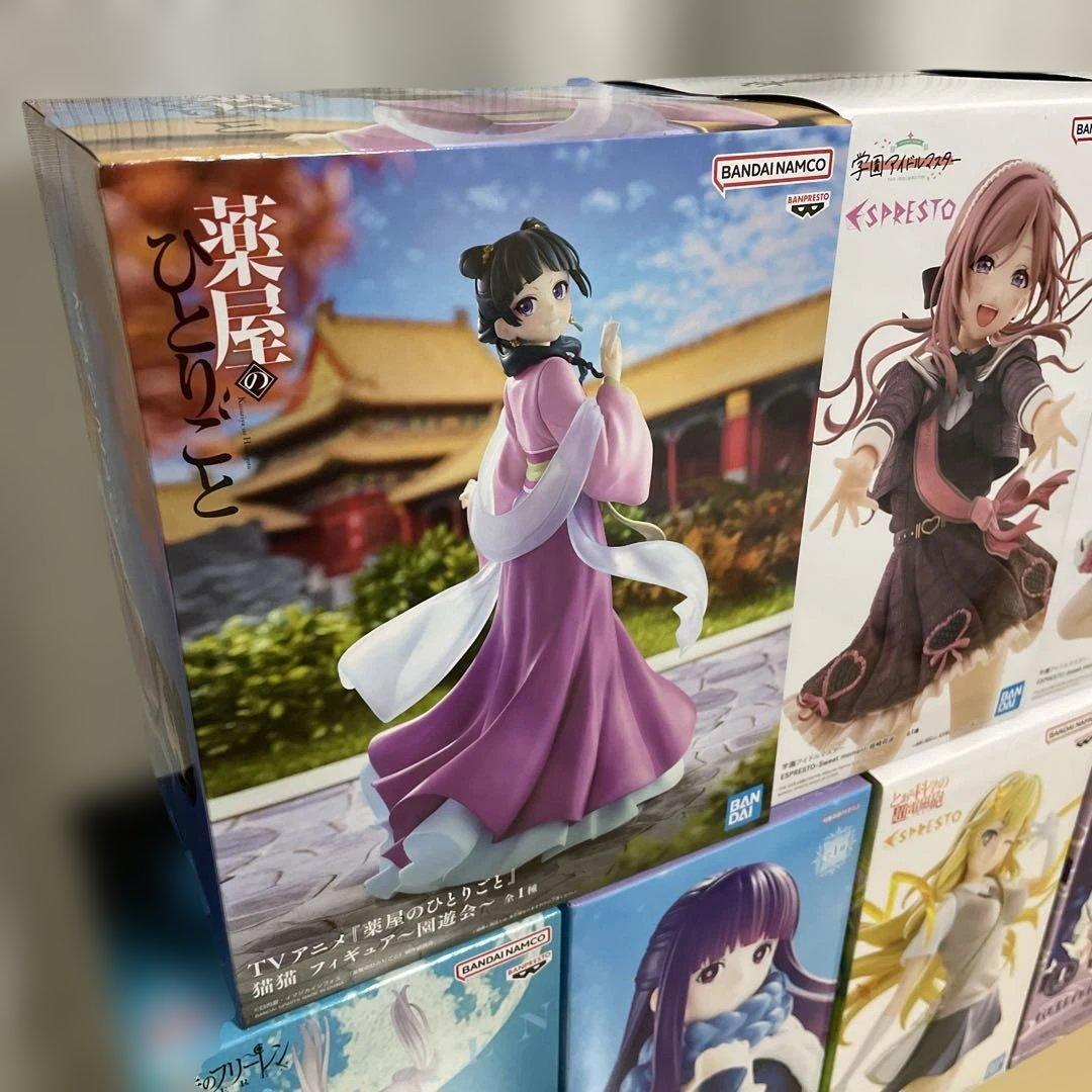フィギュアセット　7体　ひとりごと フリーレン　フェルン　しの　アイドルマスター