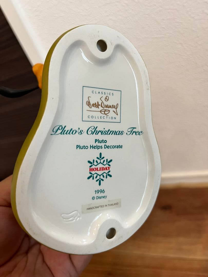 【ディズニー】 プルート WDCC クリスマスツリー フィギュリン オーナメント