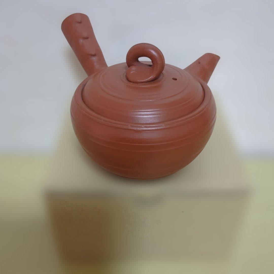 急須　茶道具　石水作　ササメ　細