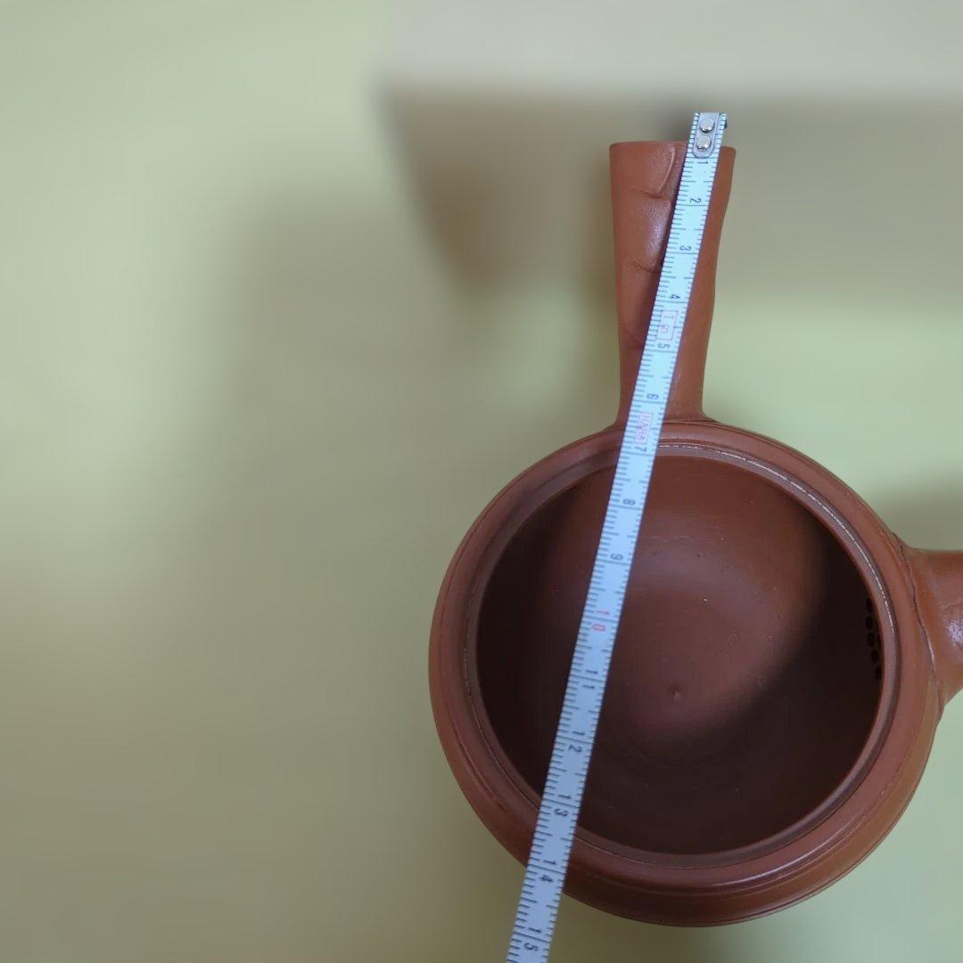 急須　茶道具　石水作　ササメ　細