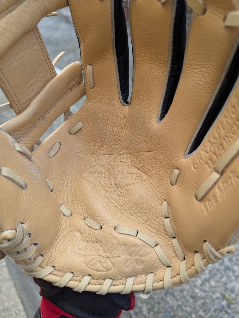 Rawlings 大人用 軟式グローブ 黒/ベージュ