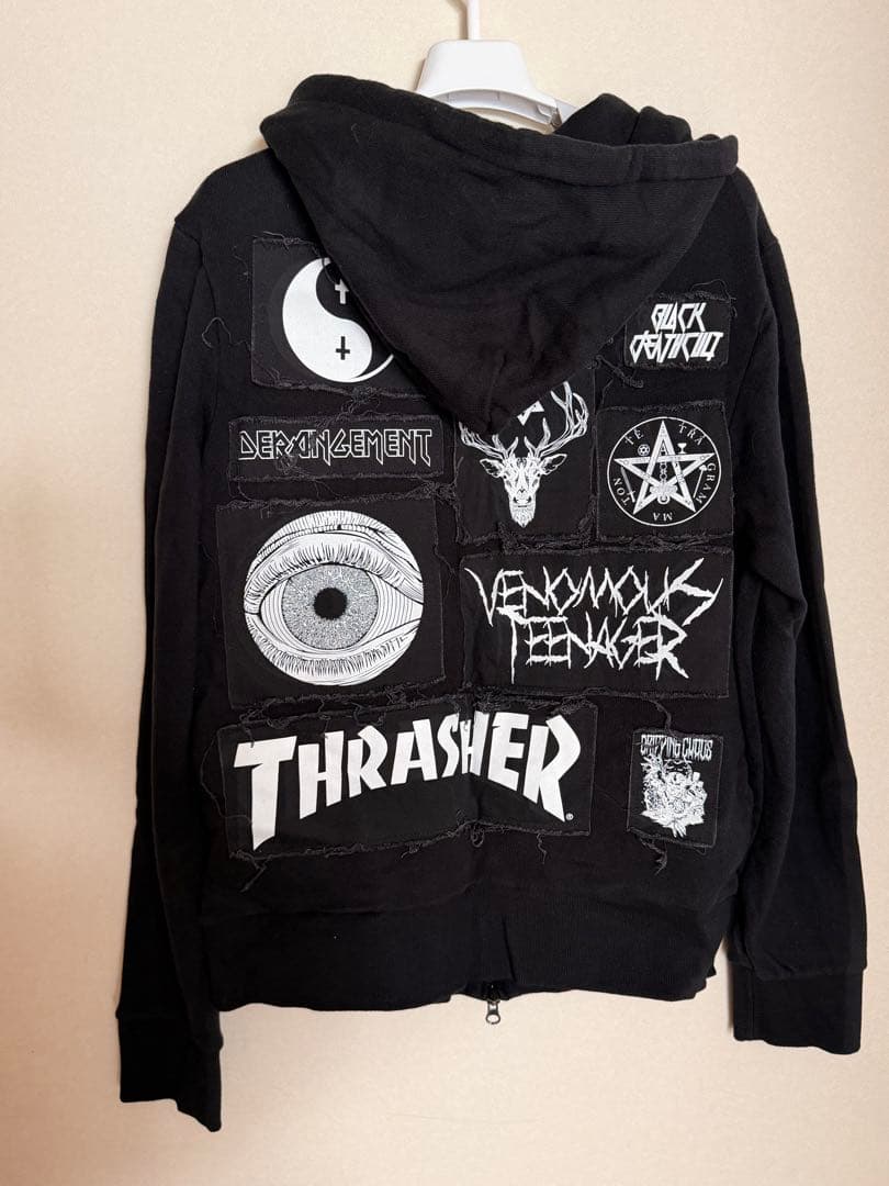 the GazettE THRASHER コラボ　パーカー