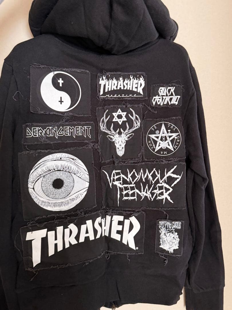 the GazettE THRASHER コラボ　パーカー