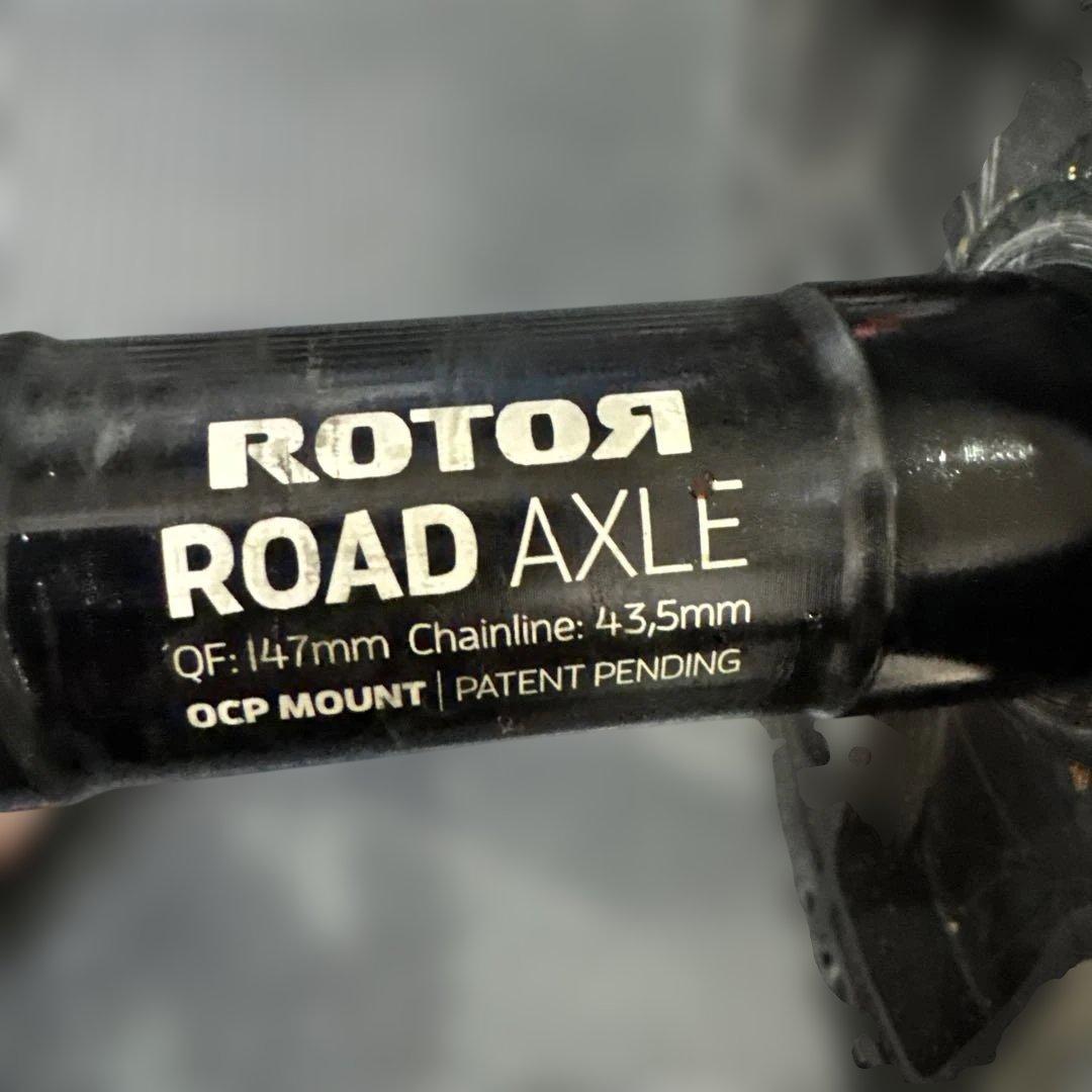 値下ROTOR ALDHU 3D クランクセット165mm 50-34 30軸