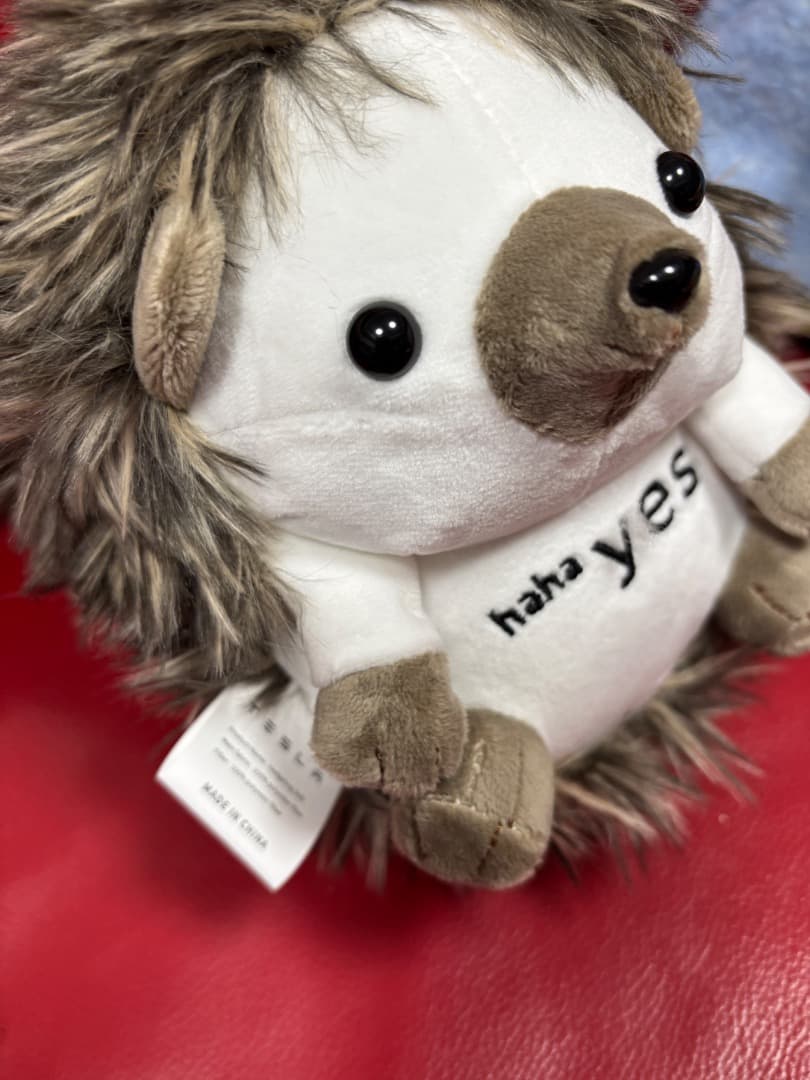 【非売品】テスラ ぬいぐるみ ハリネズミ