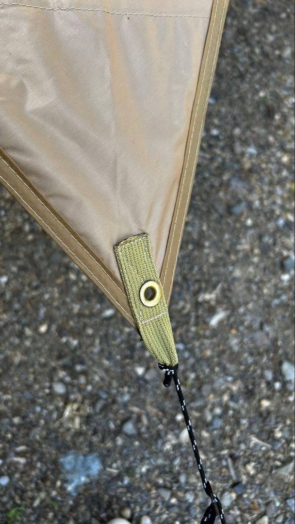 美品　QUICKCAMP ベージュ タープ・シェード