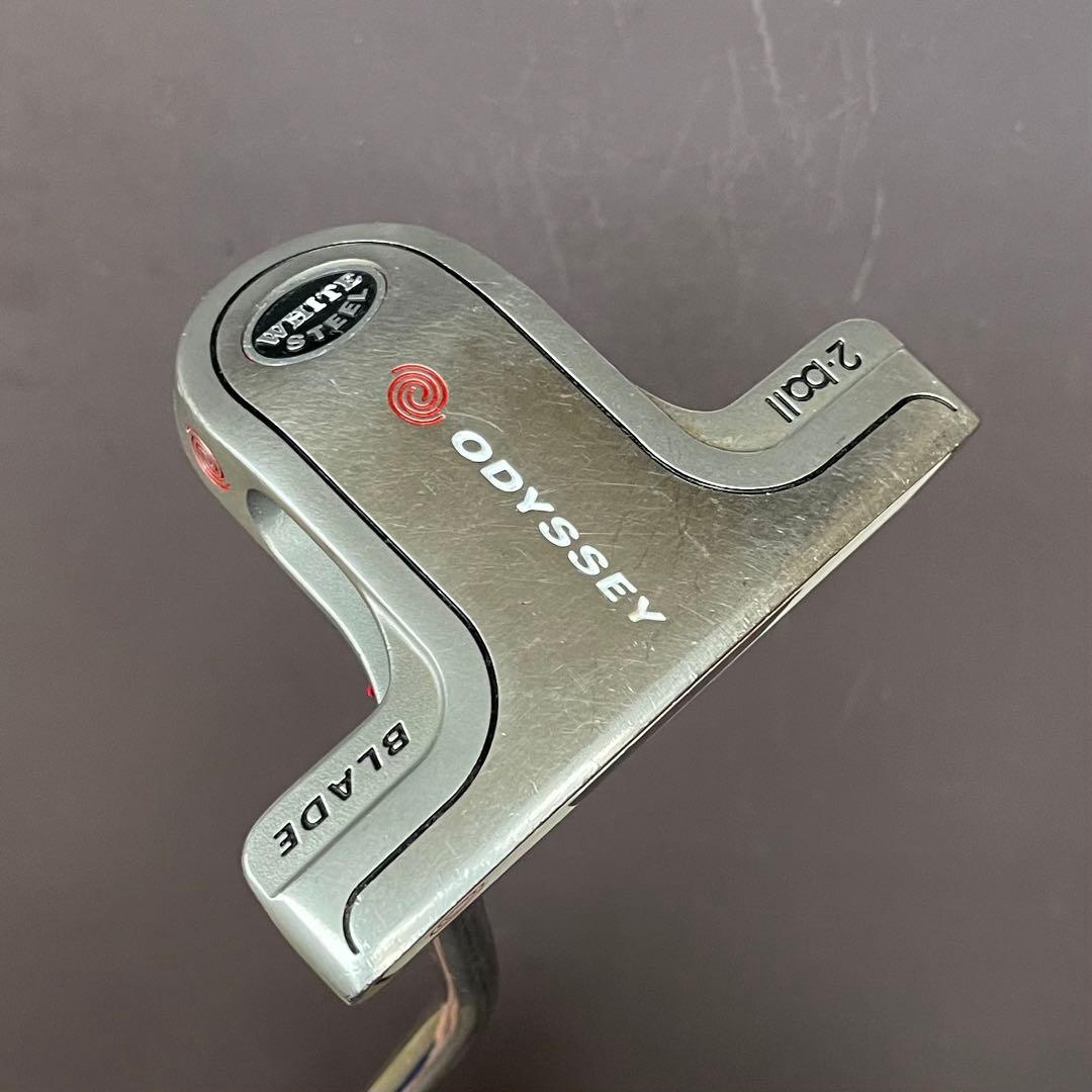 オデッセイ2ball BLADE WHITE STEEL 新品グリップ 31.5