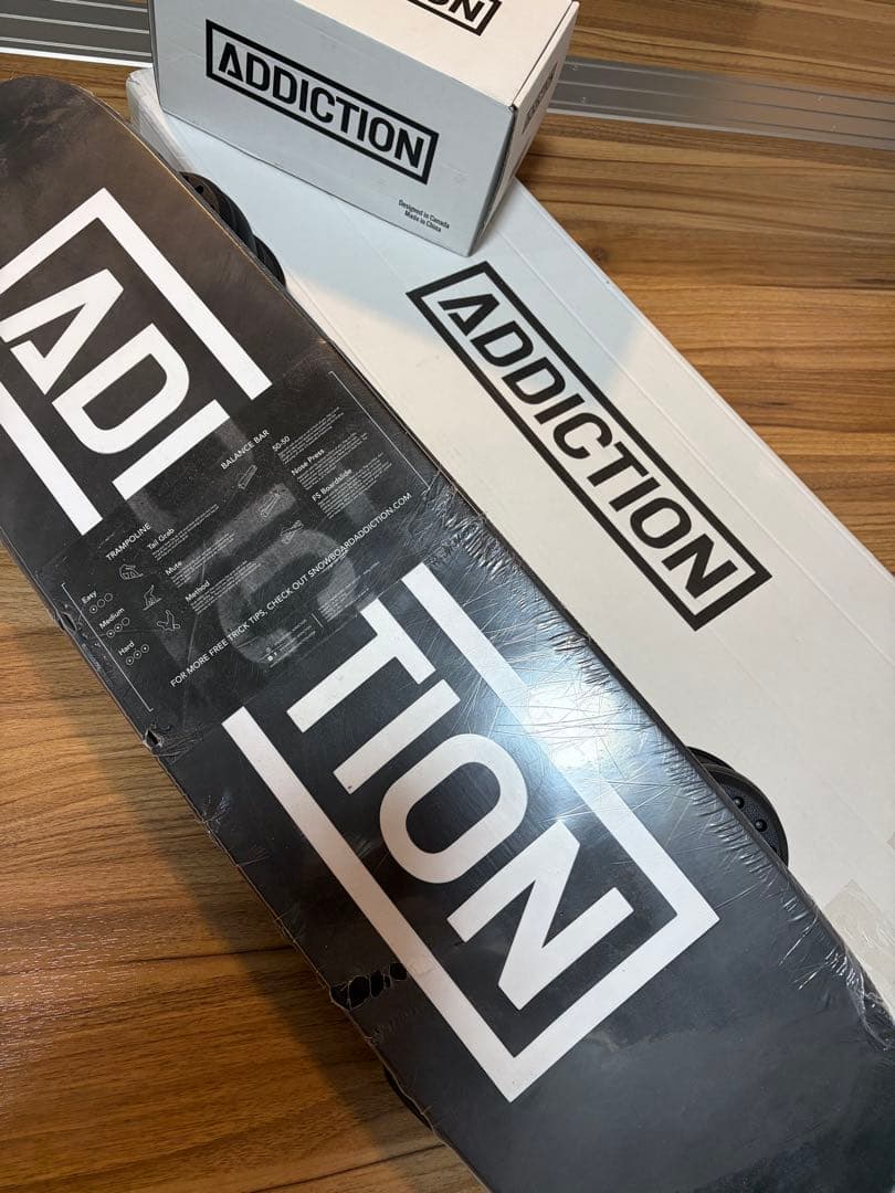 【超美品】board addictionスノーボードアディクションセット