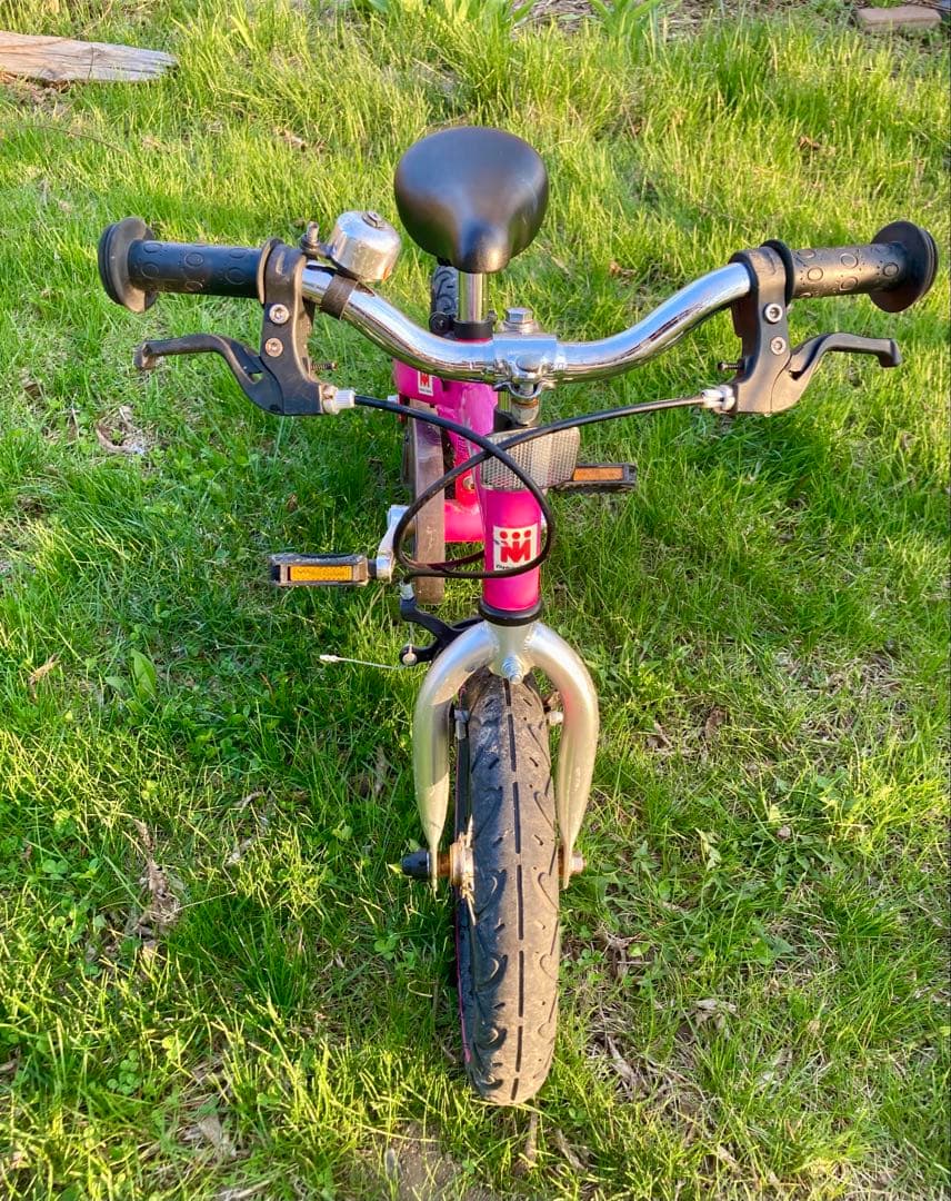 Henshin 子供用自転車 ピンク　変身バイク