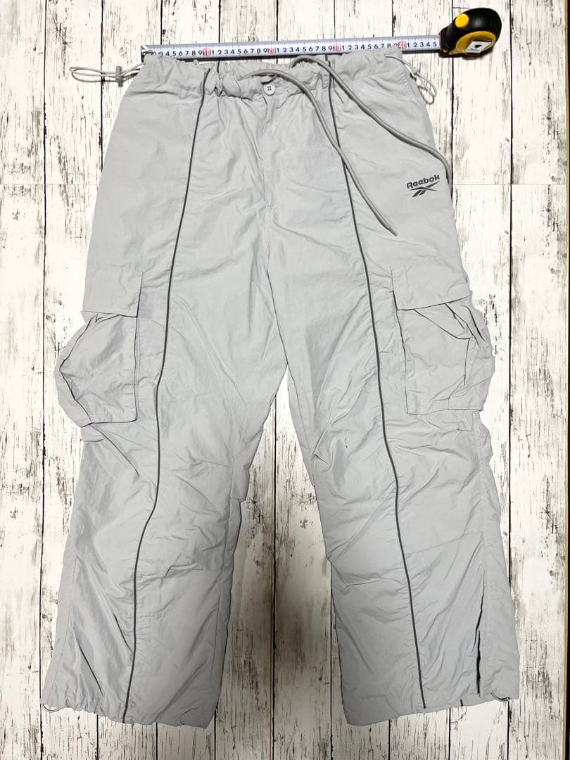 人気 3点セット ¥27500 ナイロンパイピング セットアップL Reebok