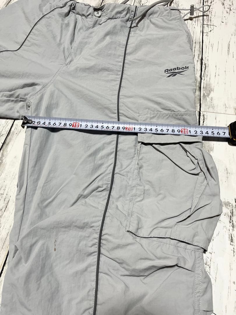 人気 3点セット ¥27500 ナイロンパイピング セットアップL Reebok