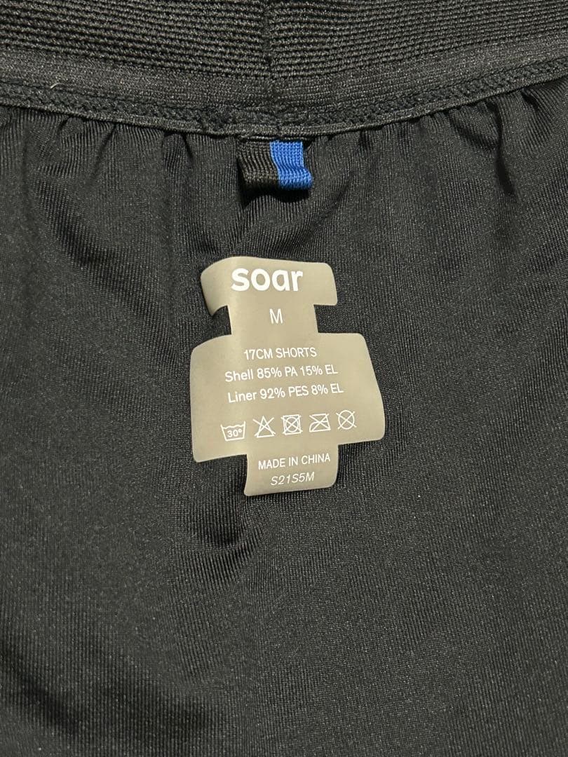 極美品 SOAR 17CM RunningShorts ランニングショートパンツ