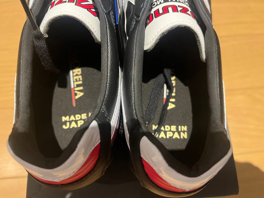 ミズノモレリア2Japanクロスステッチ26.5cm黒　袋付MIZUNOスパイク