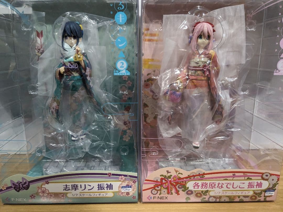 F：NEX ゆるキャン△ 志摩リン　各務原なでしこ　振袖フィギュア