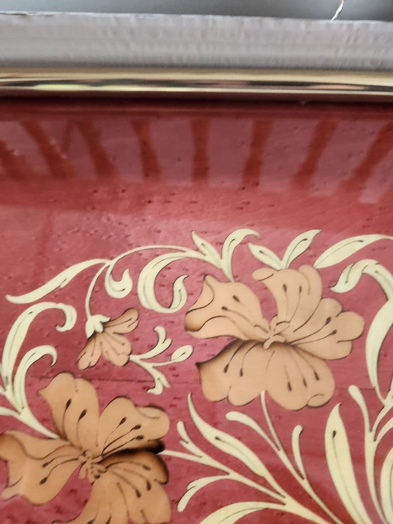 長手盆⭐イタリア製⭐新品未使用⭐おぼん⭐トレー ⭐アウトドア⭐配膳⭐来客用