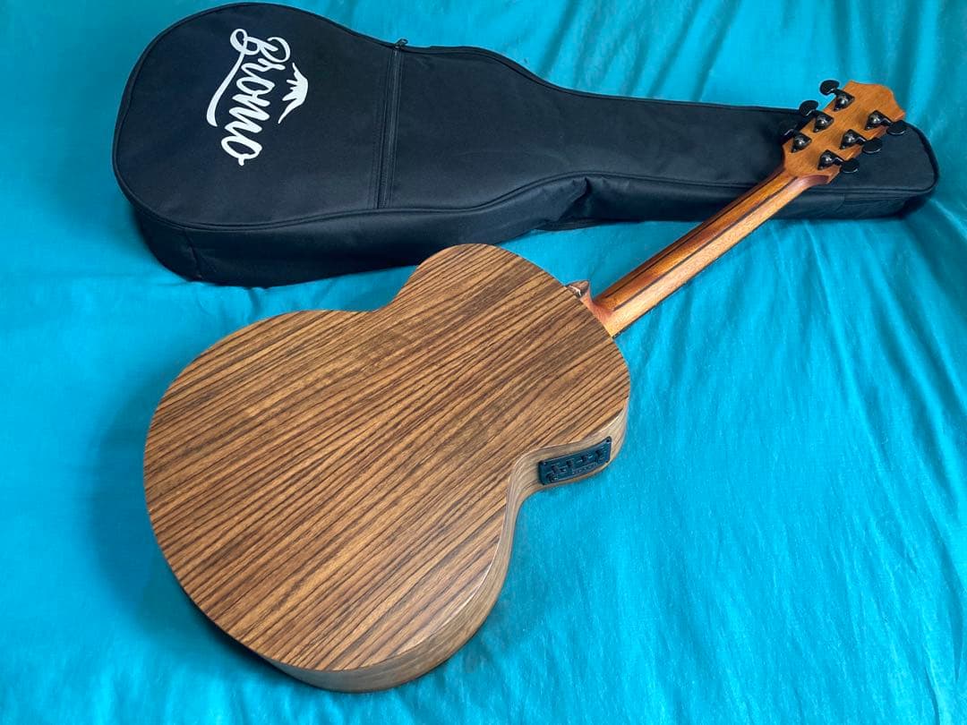 Bromo Guitars BAT8ME bk ブロモエレアコギター