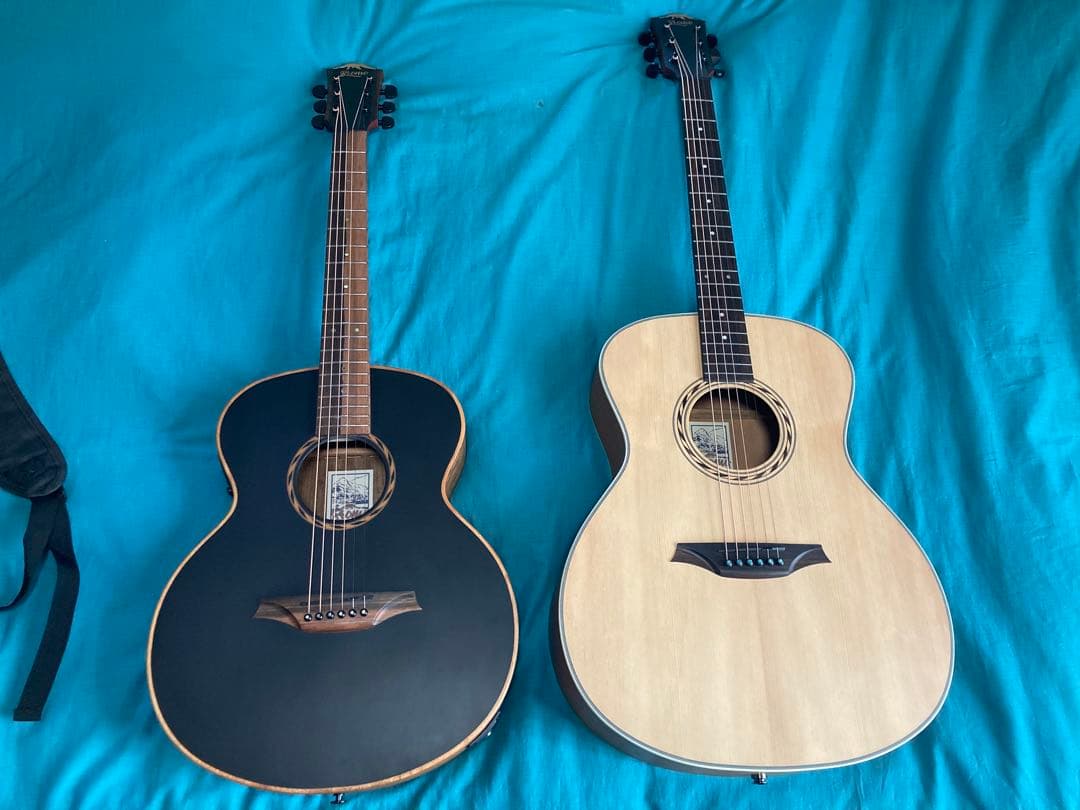 Bromo Guitars BAT8ME bk ブロモエレアコギター