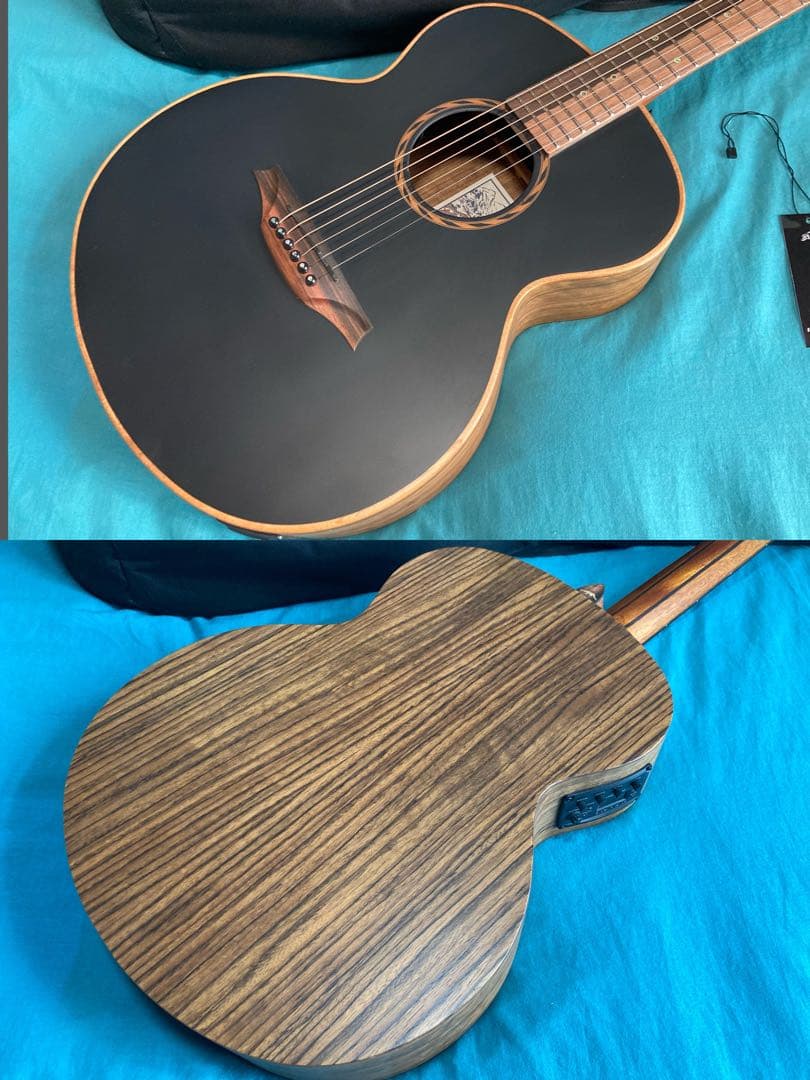 Bromo Guitars BAT8ME bk ブロモエレアコギター