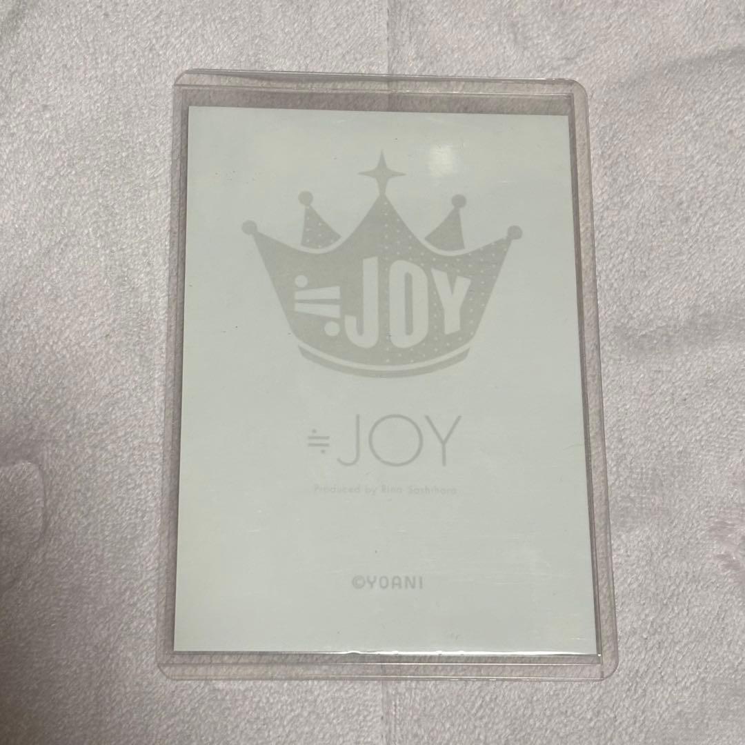 ≒JOY ニアジョイ 江角怜音 初恋シンデレラ 直筆 ヨリ