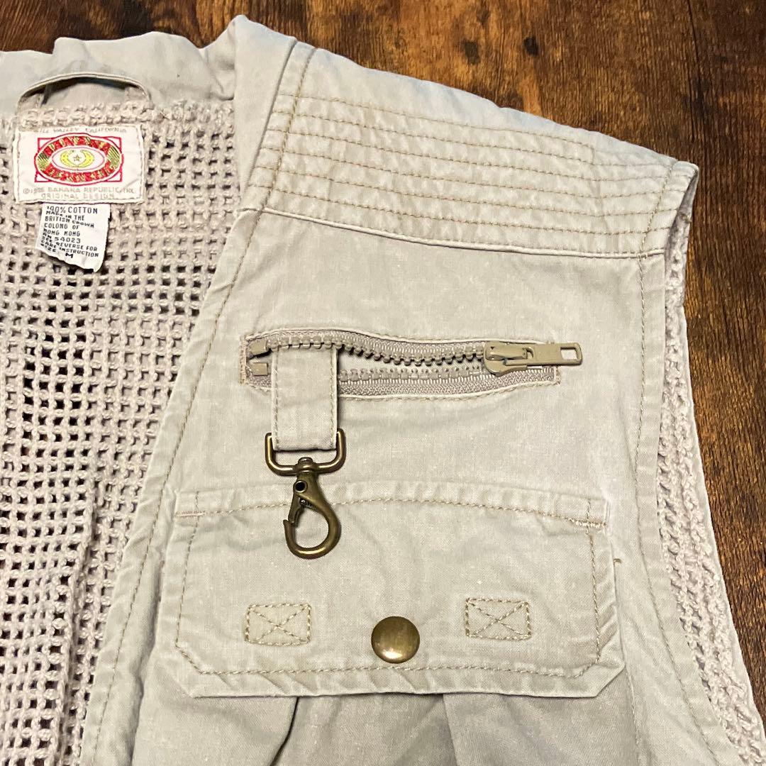 Banana Republic バナナリパブリック \"フィッシングベスト\" M