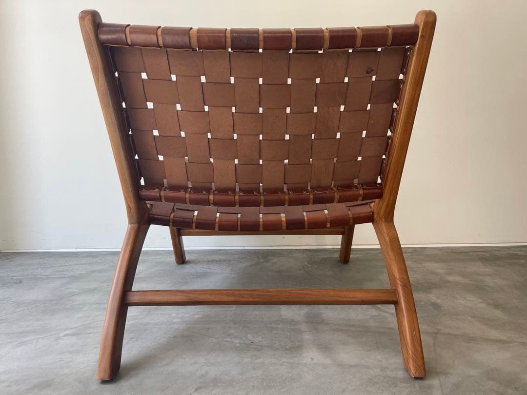 椅子 Olivier De Schrijver Leather Wood Chair