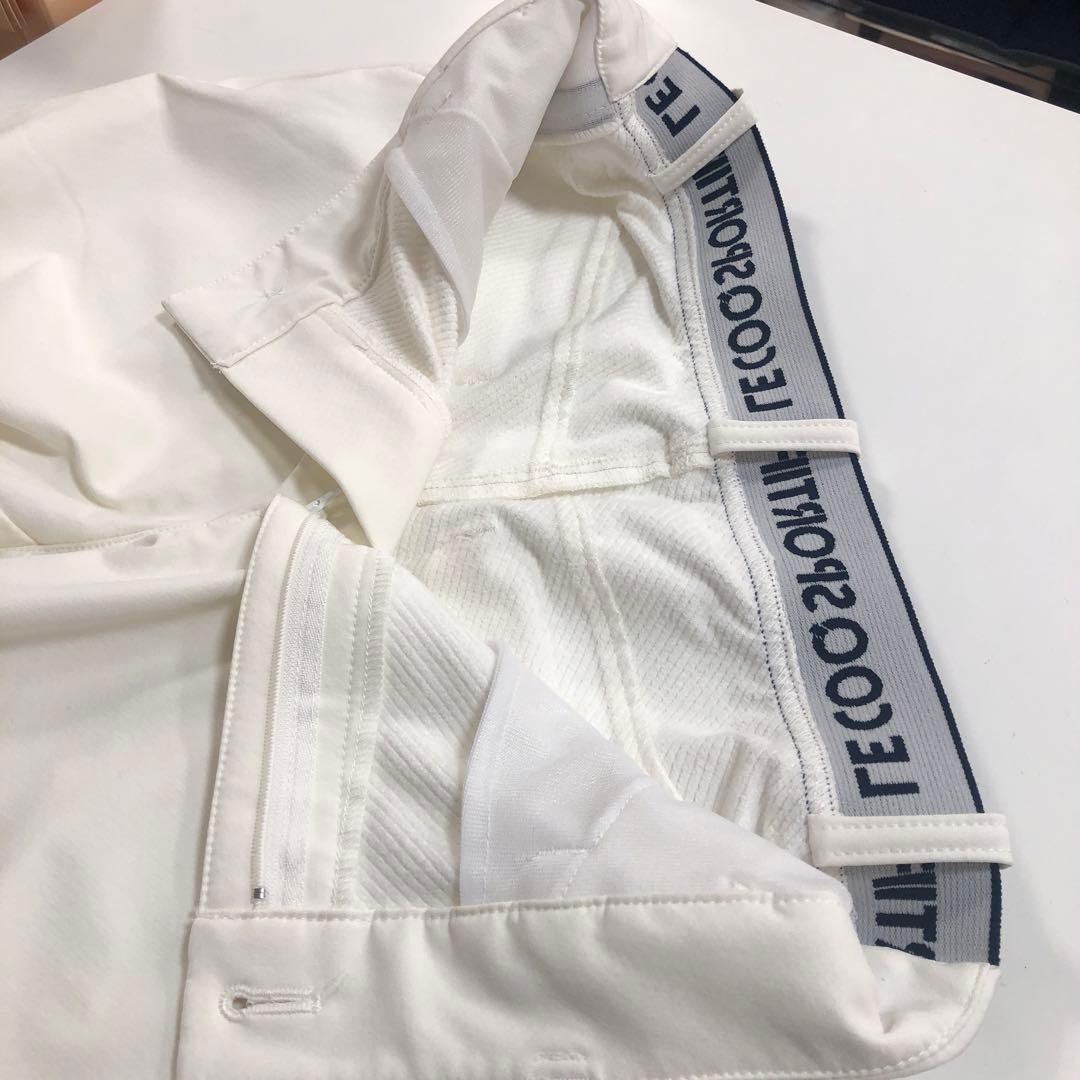 新品　ルコックスポルティフ レディース　裏起毛ストレートロングパンツ Lゴルフ