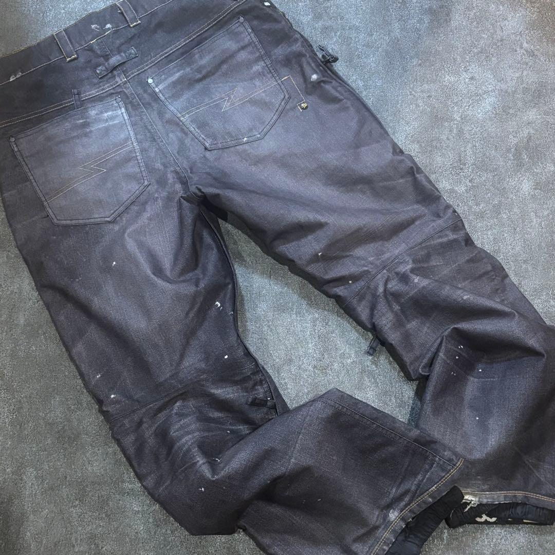 686 スノーボードウェア パンツ 20周年限定 ダメージデニム風 M スノボー