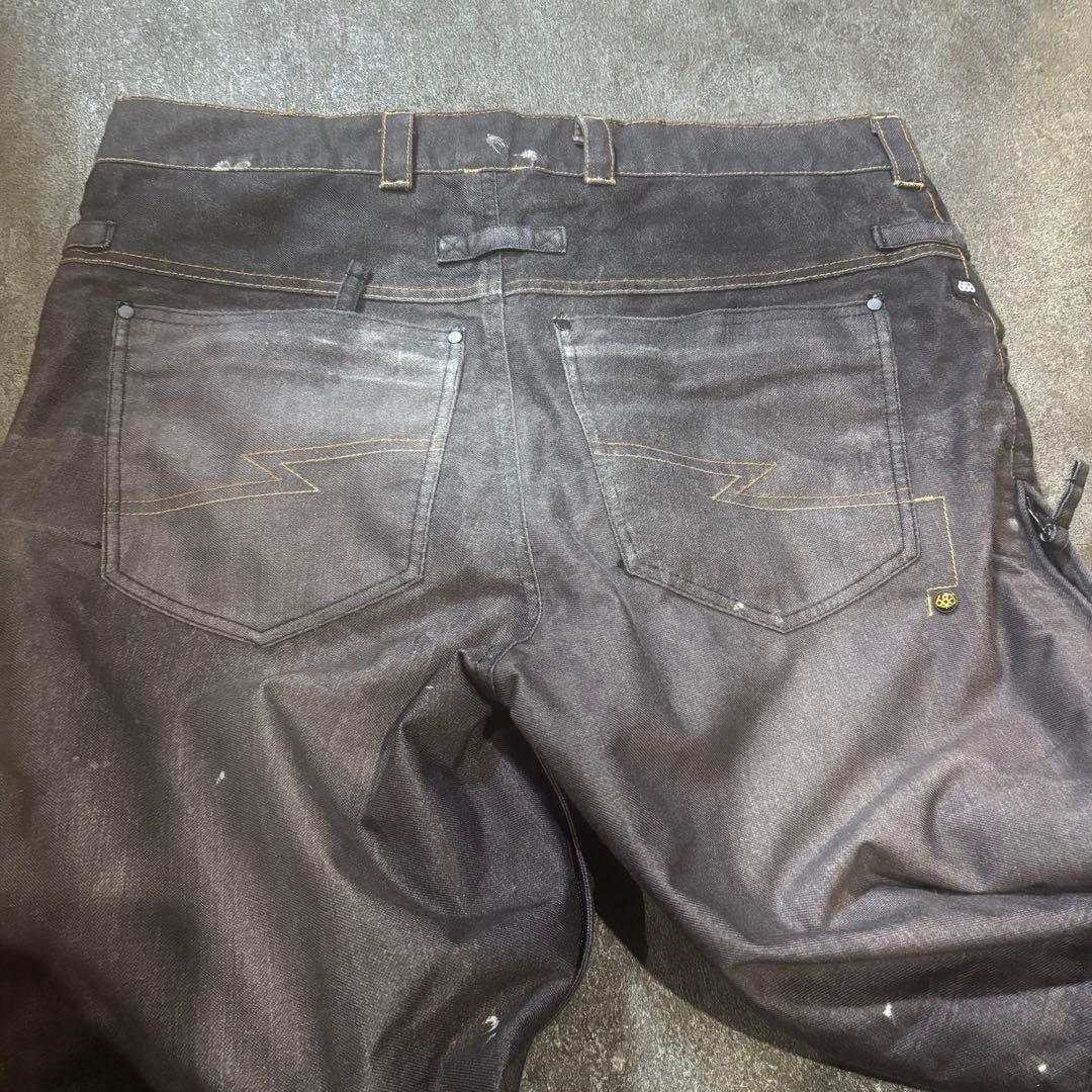 686 スノーボードウェア パンツ 20周年限定 ダメージデニム風 M スノボー
