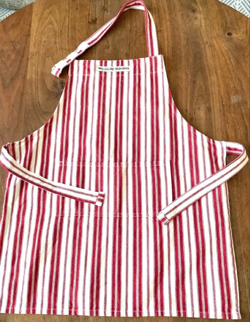 williams sonoma ウイリアムズソノマ　エプロン　親子セット