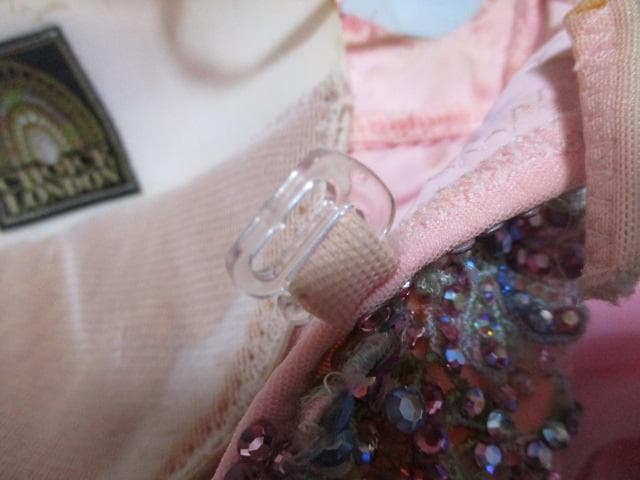 社交ダンス CHOICE　LONDON 　薄ピンク水色シフォン地☆ドレス