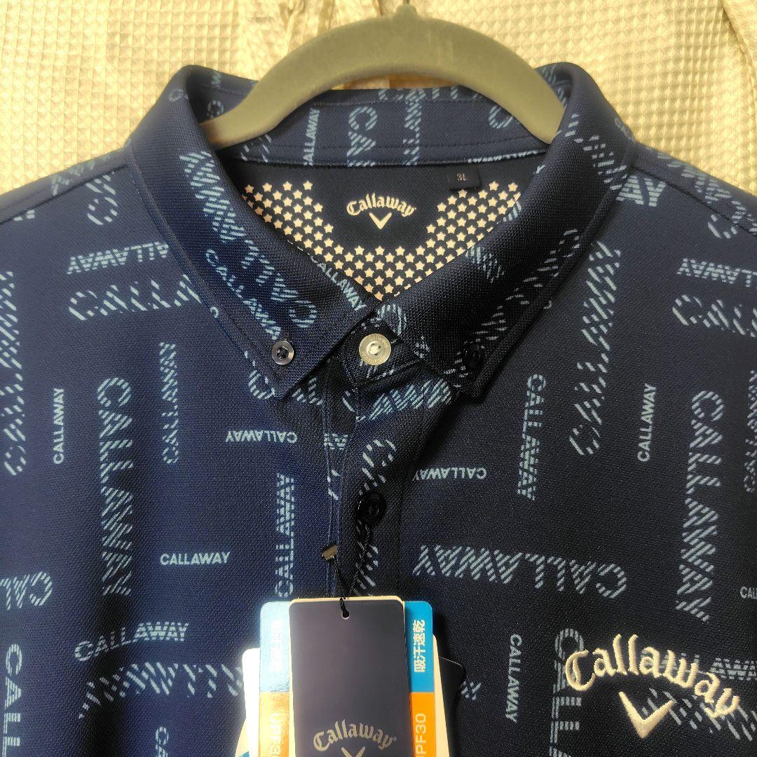 Callaway ネイビー ポロシャツ 3L