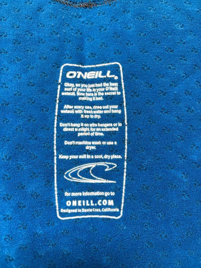 O'NEIL(オニール) 3mm セミドライ メンズ Mサイズ相当(オーダー品)