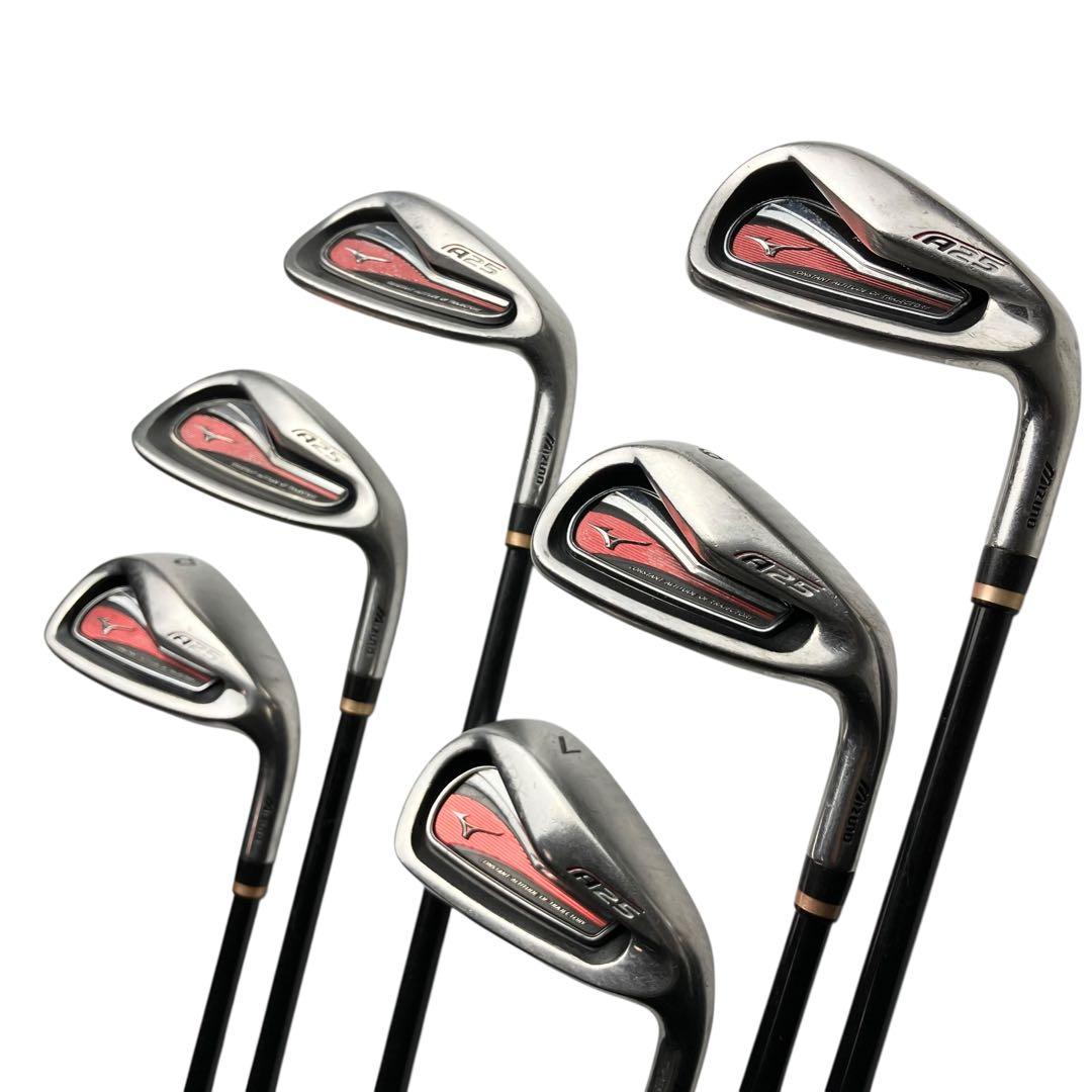 MIZUNO ミズノ JPX A25 6本セット 7-9 P F S