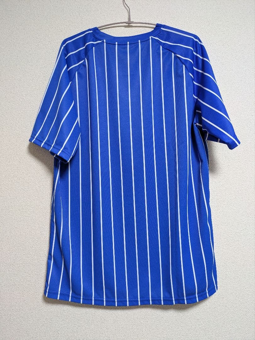 青藍泰斗高校 ストライプ 応援ユニフォーム　Oサイズ (XL)