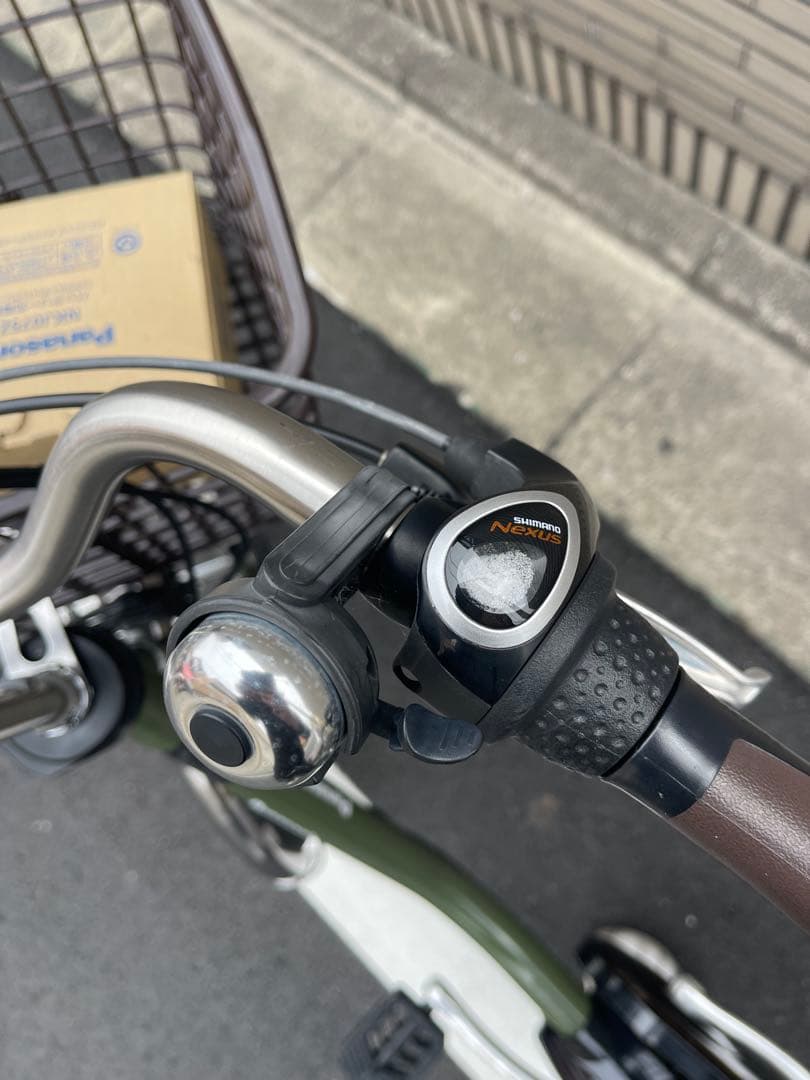 【超綺麗】オリーブグリーン 電動アシスト自転車16Ah
