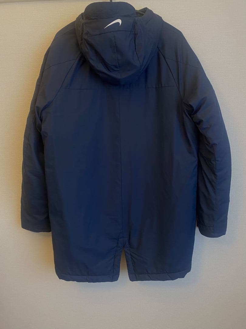 NIKE DRI-FIT ハーフコート 中綿ジャケット M 紺