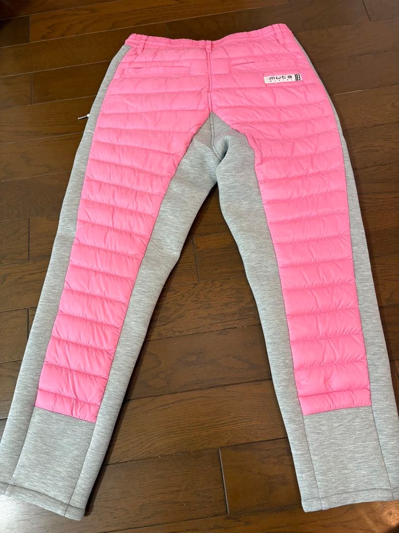 muta marineピンク/グレー キルティングセットアップ　サイズ5(M)