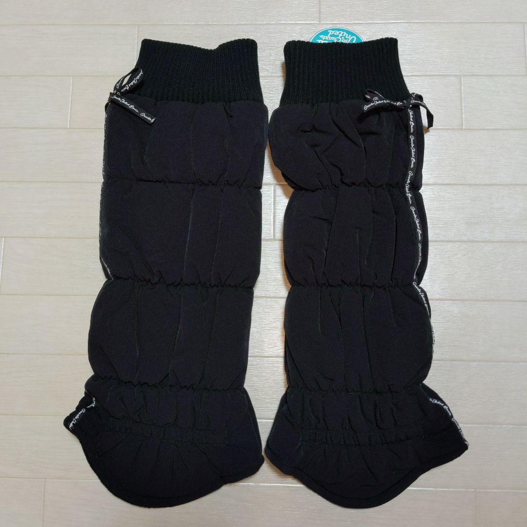 再再再値下げ新品　クアルトユナイテッド　レッグウォーマー　　　 黒ブラック