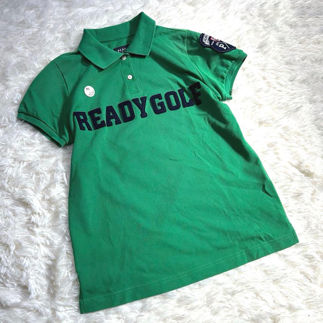 パーリーゲイツ 鹿の子ポロシャツ グリーン READY GOLF 日本製 0