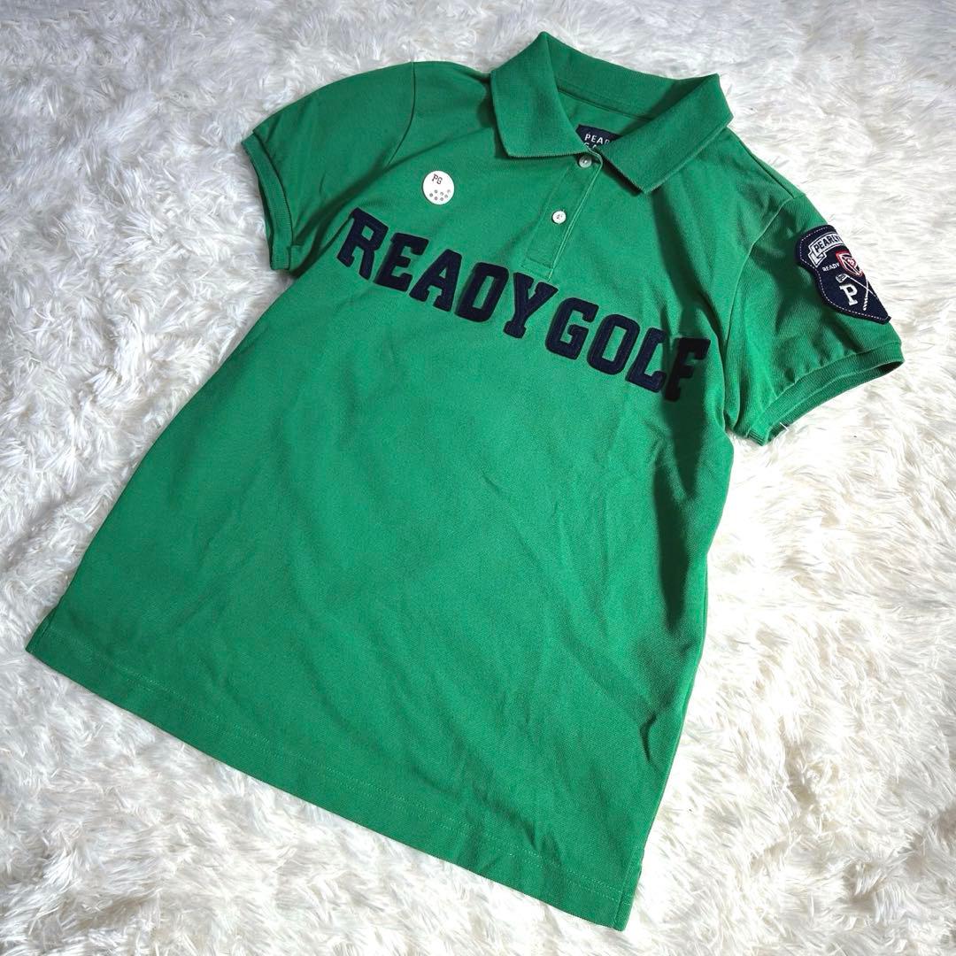 パーリーゲイツ 鹿の子ポロシャツ グリーン READY GOLF 日本製 0