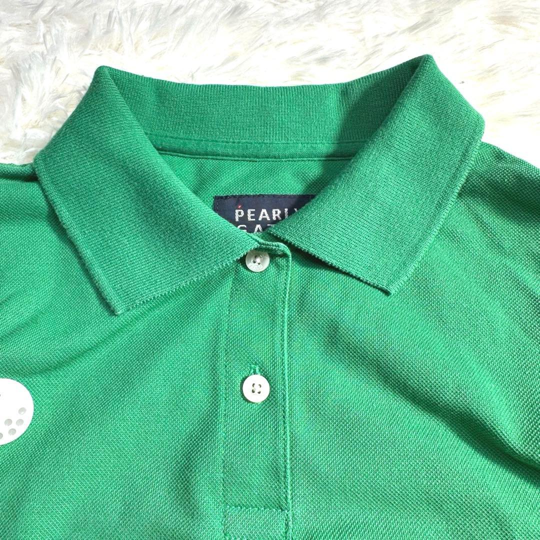パーリーゲイツ 鹿の子ポロシャツ グリーン READY GOLF 日本製 0