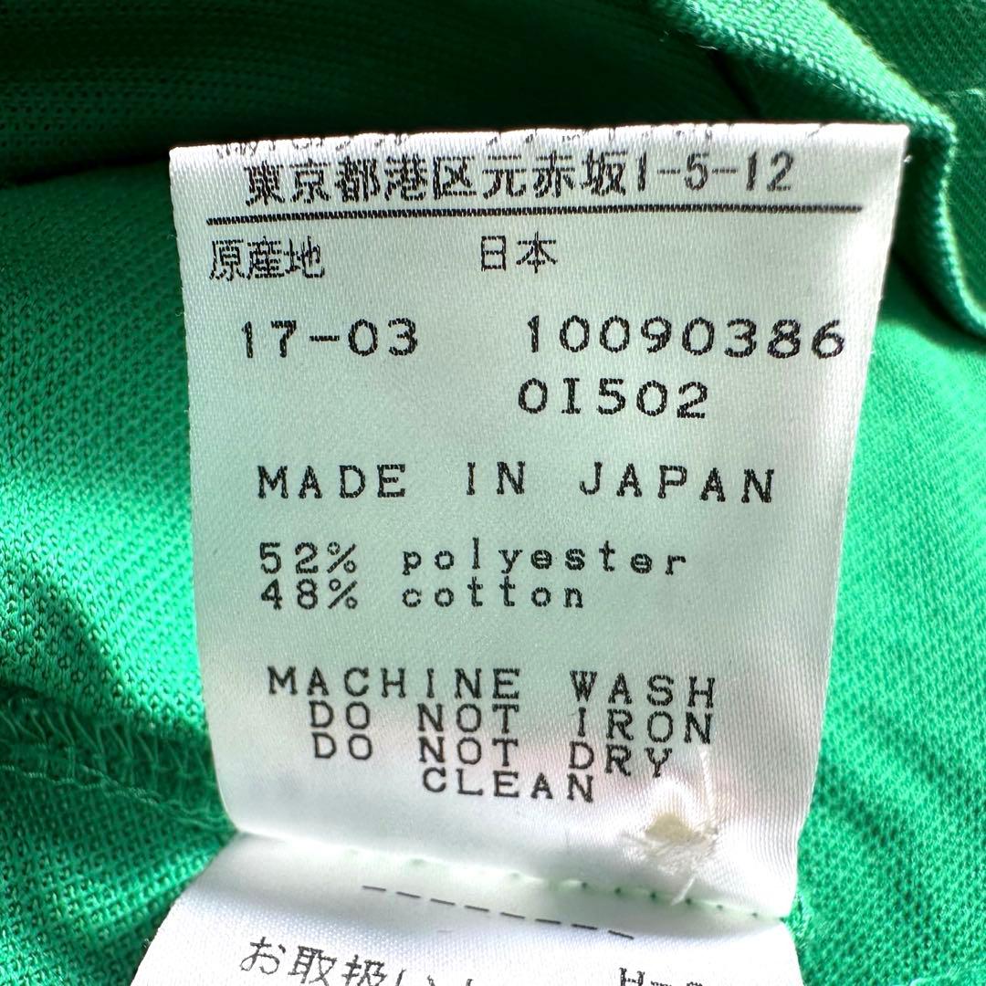 パーリーゲイツ 鹿の子ポロシャツ グリーン READY GOLF 日本製 0