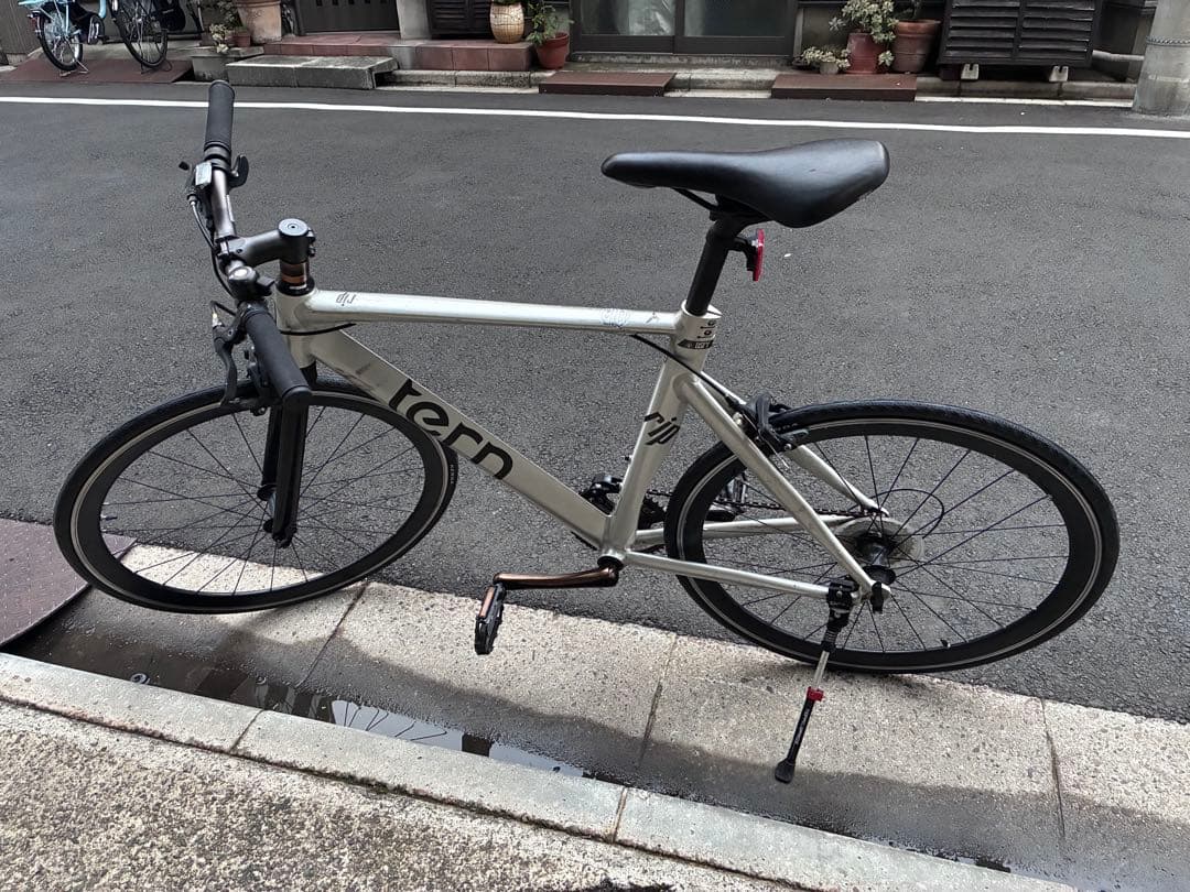 【日暮里駅引き取り限定】希少の品　tern自転車　ロードバイク 白