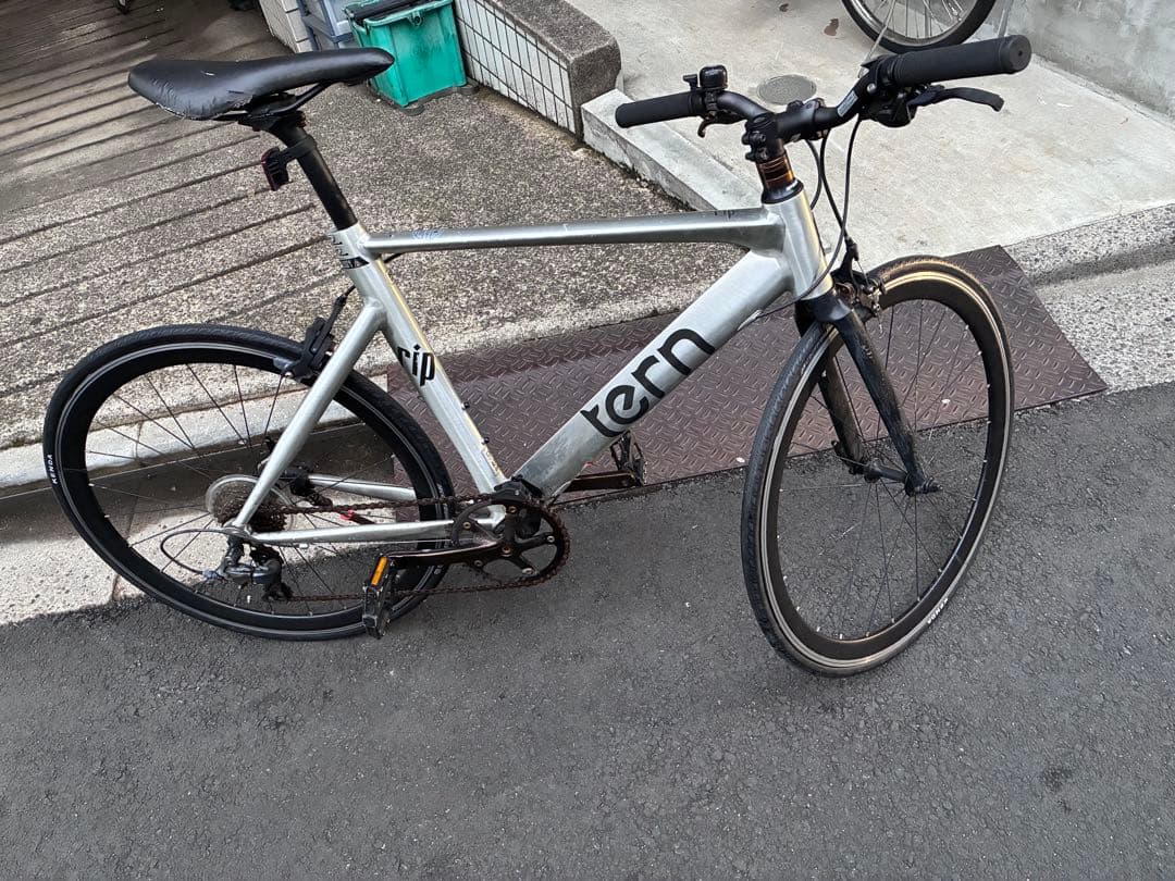【日暮里駅引き取り限定】希少の品　tern自転車　ロードバイク 白