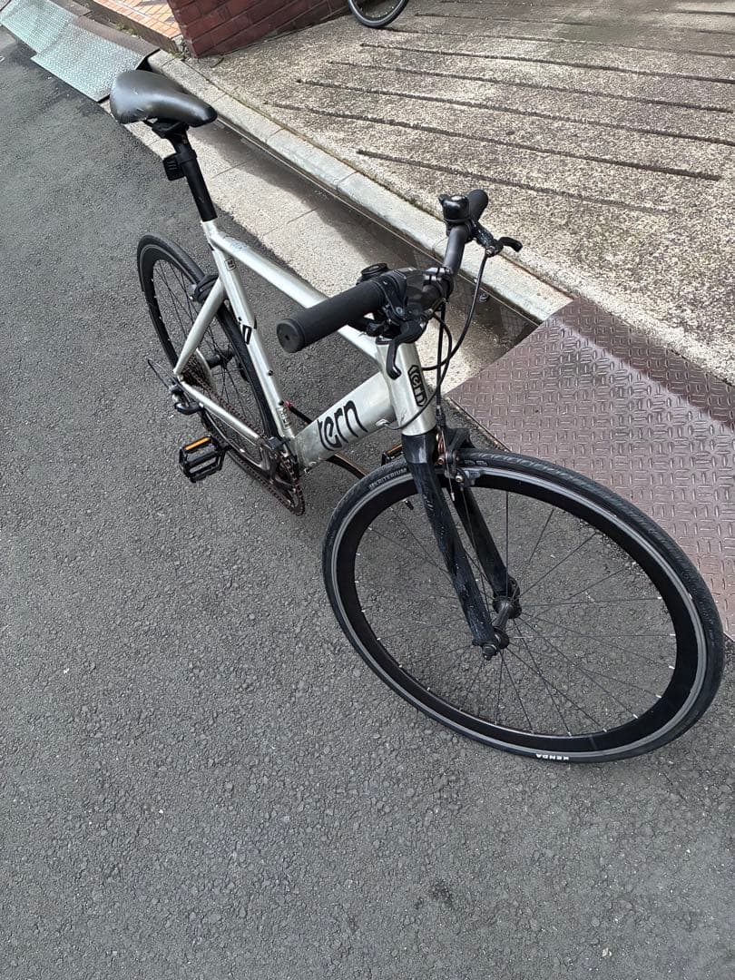 【日暮里駅引き取り限定】希少の品　tern自転車　ロードバイク 白