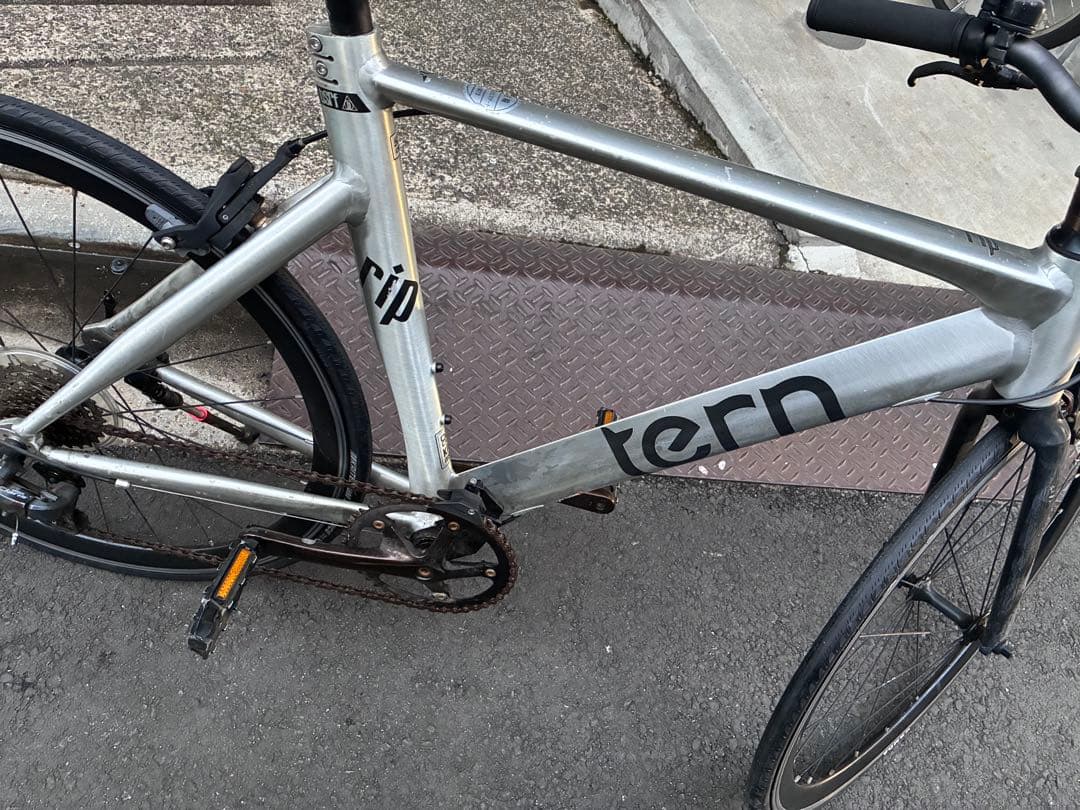 【日暮里駅引き取り限定】希少の品　tern自転車　ロードバイク 白