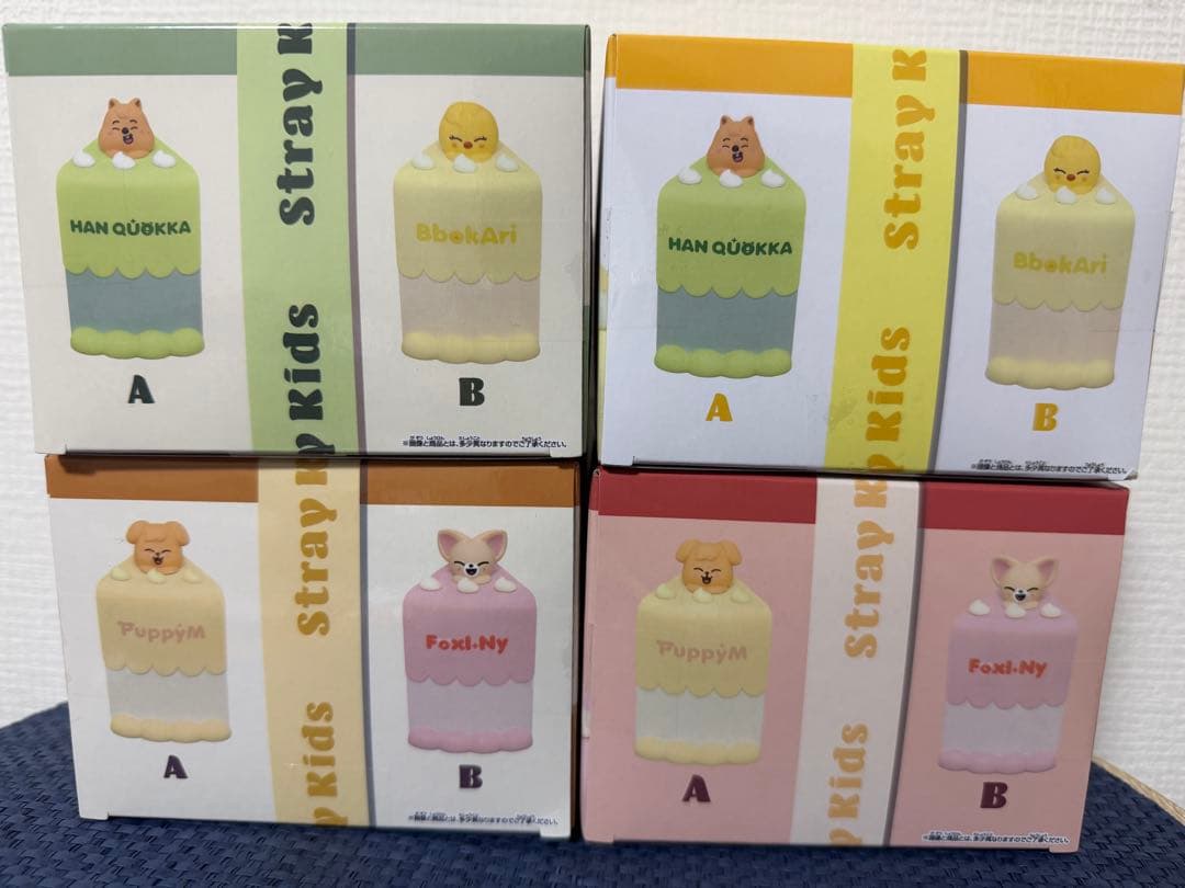 Stray Kids バースデーケーキフィギュア vol.3-4. 4個セット