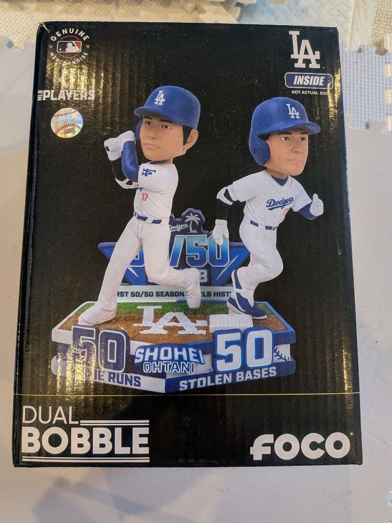 (外箱破損あり)大谷翔平 50/50記念 ボブルヘッド FOCO デュアル