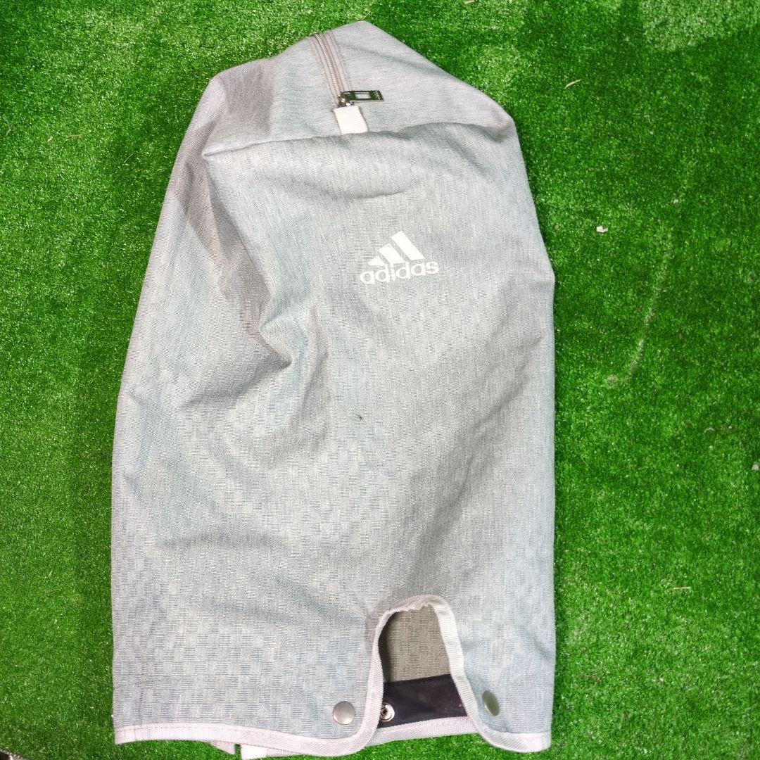 adidas レディースキャディバッグ　ゴルフバッグ グレー/レッド