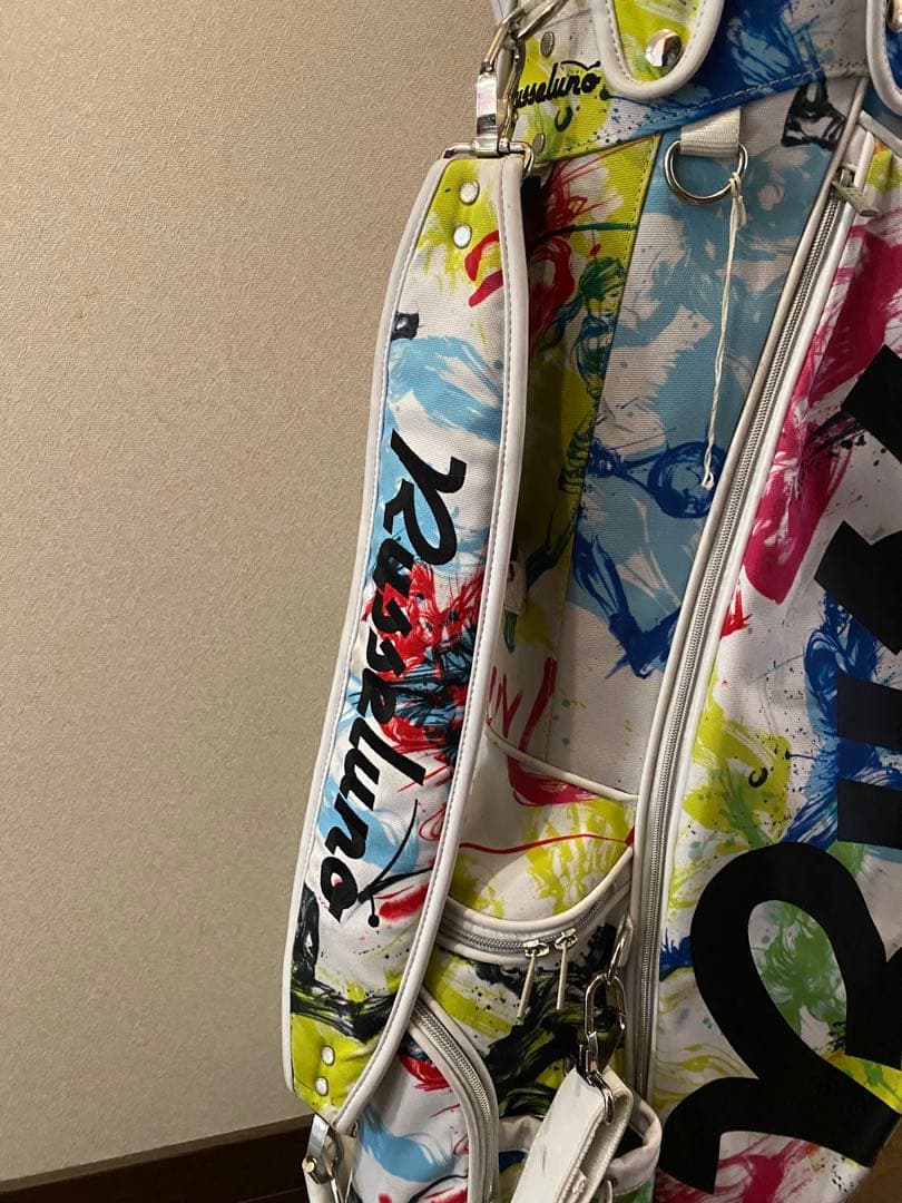 ラッセルノ RUSSELUNO 限定コラボ ゴルフ キャディバッグ NEON